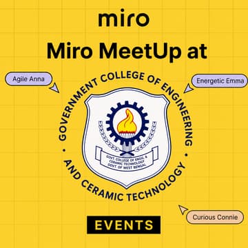 Cover Image for Miro MeetUp at Government College of Engineering & Ceramic Technology