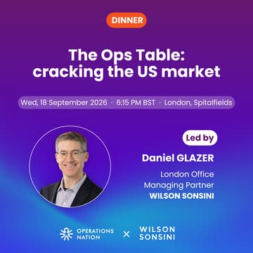 Cover Image for The Ops Table: cracking the US market