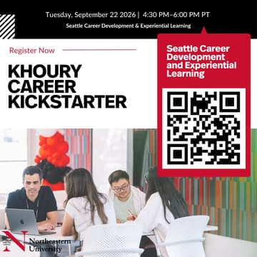 Cover Image for Khoury Career Kickstarter