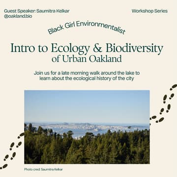 Cover Image for Intro to Ecology & Biodiversity of Urban Oakland