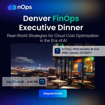 Cover Image for Denver FinOps Executive Dinner