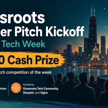 Cover Image for Grassroots Founder Pitch Kickoff