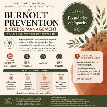 Cover Image for Burnout Prevention & Stress Management - Boundaries and Capacity