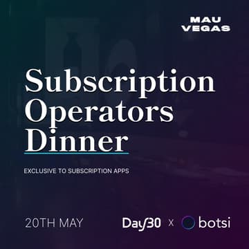 Cover Image for Subscription Operators Dinner @ MAU Vegas