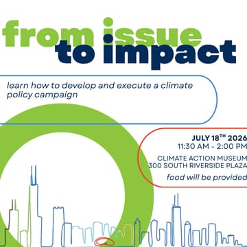Cover Image for From Issue to Impact: learn how to develop and execute a climate policy campaign