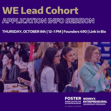 Cover Image for WE Lead Cohort Info Session
