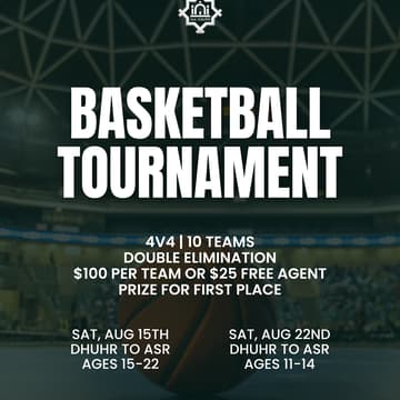 Cover Image for Basketball Tournament | Brothers Ages 11-14