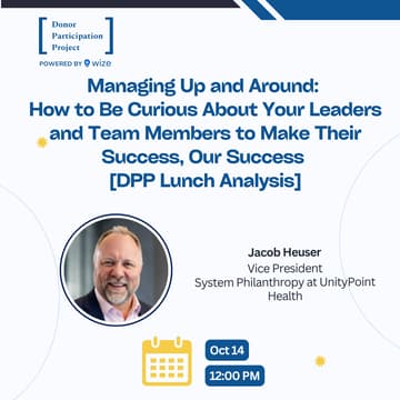 Cover Image for Managing Up and Around: How to Be Curious About Your Leaders and Team Members to Make Their Success, Our Success [DPP Lunch Analysis]