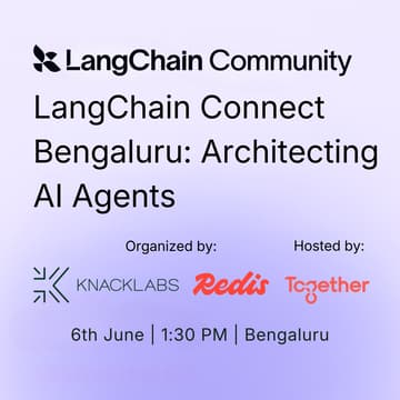 Cover Image for LangChain Connect Bengaluru: Architecting AI Agents