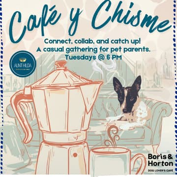 Cover Image for Café y Chisme: Tuesday Turn-Down Yappy Hour!