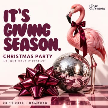 Cover Image for HR Collective Christmas Party · IT’S GIVING SEASON ✨