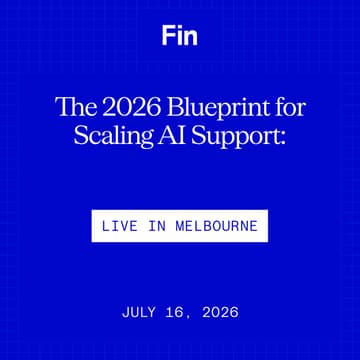 Cover Image for The 2026 Blueprint for Scaling AI Support: Live in Melbourne