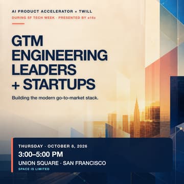 Cover Image for GTM Engineering Leaders & Startups | SF Tech Week
