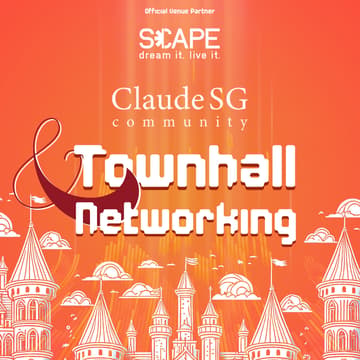 Cover Image for ClaudeSG Community TownHall + Networking Mixer