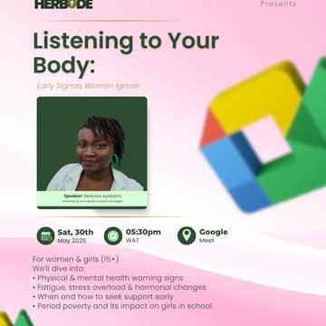 Cover Image for Herbode May Sensitisation Session