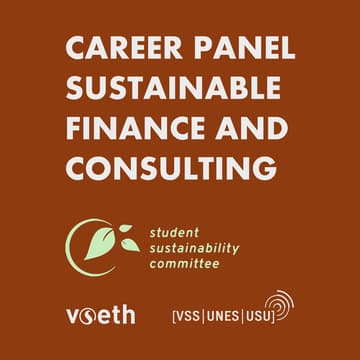 Cover Image for Career Panel on Sustainable Finance and Consulting