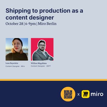 Cover Image for Berlin Content Design Meetup #5