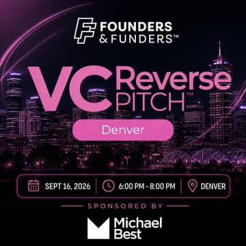 Cover Image for Founders & Funders: DEN VC Reverse Pitch