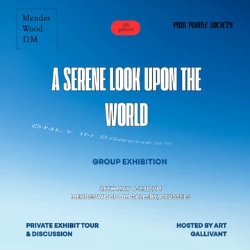 Cover Image for Brussels | Private Exhibition Tour, Wine & Discussion | A Serene Look Upon the World at Mendes Wood DM