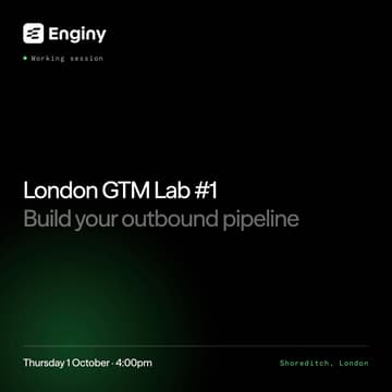 Cover Image for London GTM Lab #1: Build your outbound pipeline