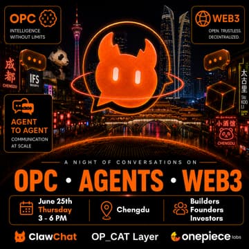 Cover Image for OPC·AGENT·WEB3 Meetup