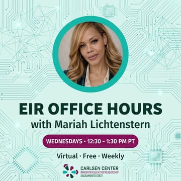 Cover Image for Weekly EIR Office Hours - Mariah Lichtenstern
