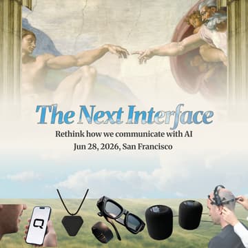 Cover Image for The Next Interface Hackathon: Rethink how we talk to AI