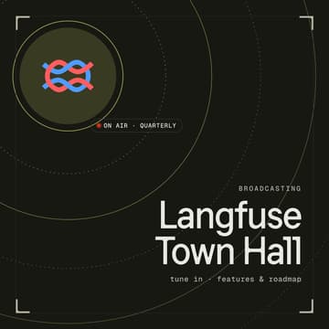 Cover Image for [Virtual] Langfuse Town Hall - New Features and Roadmap