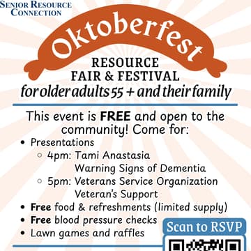 Cover Image for Oktoberfest 55+ Resource Fair & Festival