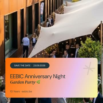 Cover Image for EEBIC Anniversary Night — Garden Party 🌿