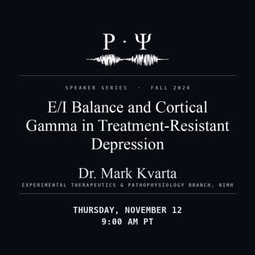 Cover Image for E/I Balance and Cortical Gamma in Treatment-Resistant Depression