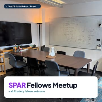 Cover Image for SPAR Fellows Meetup | Cowork & Dinner at PEAKS