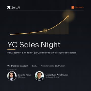 Cover Image for YC Sales Night @Zeit AI