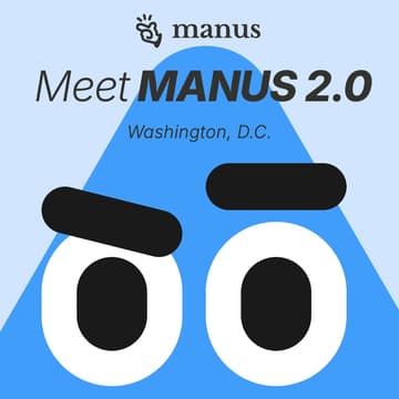 Cover Image for Meet Manus 2.0: Roadshow | DC