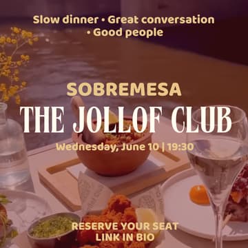 Cover Image for The Jollof Club Sobremesa