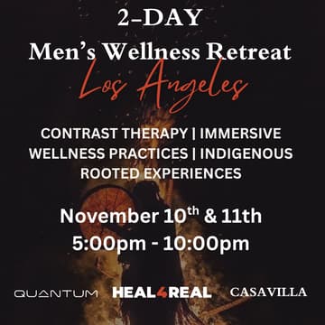 Cover Image for 2-DAY Men's Wellness Retreat | Los Angeles