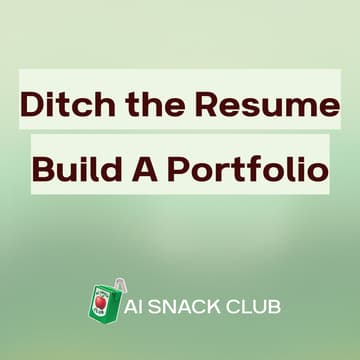 Cover Image for Ditch the Resume, Build a Custom Portfolio (Vibecoding) - June Cohort