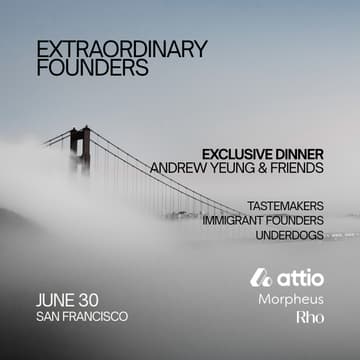 Cover Image for Extraordinary Founders Dinner (hosted by Andrew Yeung)
