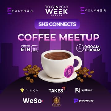 Cover Image for SH3 Connects Coffee Meetup Singapore Edition Token2049 💫