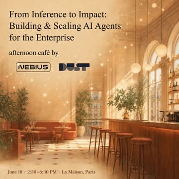 Cover Image for From Inference to Impact: Building & Scaling AI Agents for the Enterprise | afternoon café