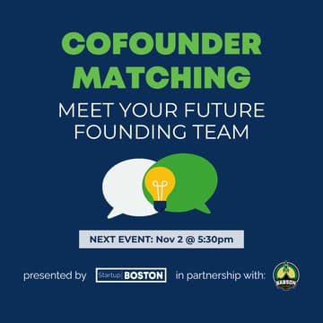 Cover Image for Cofounder Matching: Meet Your Future Founding Team