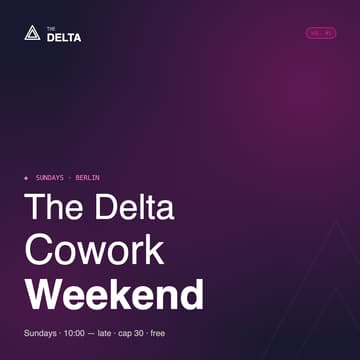 Cover Image for The Delta Cowork Weekend vol.1