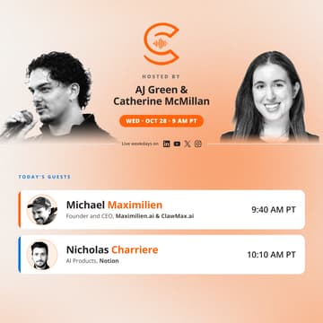 Cover Image for The AI Collective Podcast with AJ & Catherine: Wednesday, Oct 28