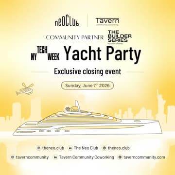 Cover Image for The Builder Series: Yacht Party - #NYTechWeek
