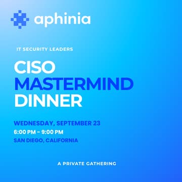 Cover Image for Aphinia Mastermind Dinner - San Diego