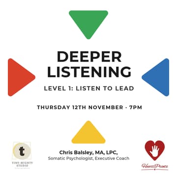 Cover Image for Deeper Listening Level 1: Listen to Lead