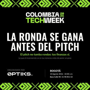Cover Image for La ronda se gana antes del pitch - Bogotá