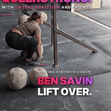 Cover Image for Strongwoman . QueerStrong with Ben Savin - A Liftover