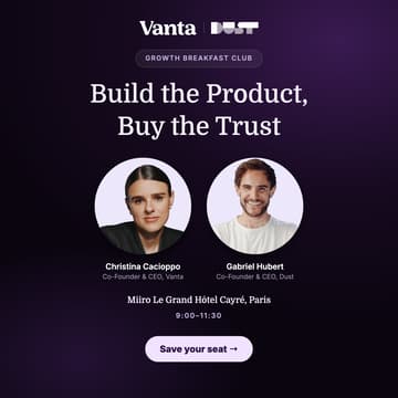 Cover Image for Growth Breakfast Club: Build the Product, Buy the Trust