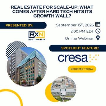 Cover Image for Real Estate for Scale-Ups: What Comes After Hard Tech Hits Its Growth Wall?